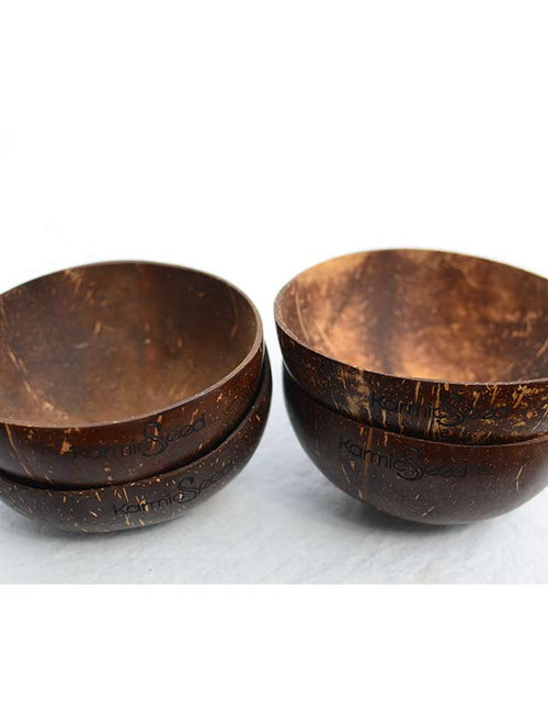 Load image into Gallery viewer, Handmade Coconut Bowls (Set of 4)
