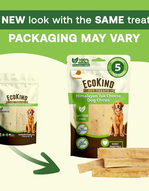 Load image into Gallery viewer, Chicken Flavor Gold Yak Chews for Large Dogs (1 lb to 5lb Bags)
