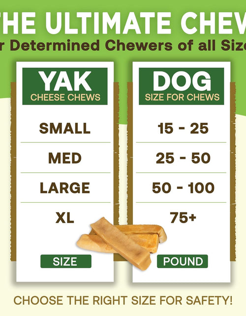 Load image into Gallery viewer, Gold Yak Chews for Small Dogs (4 - 75 sticks)
