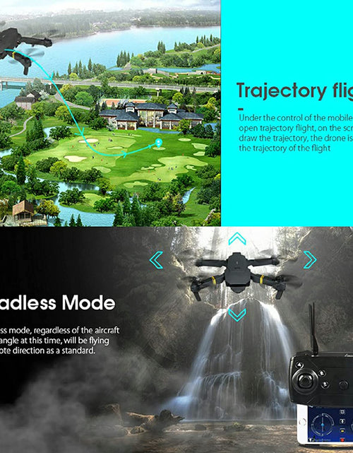 Load image into Gallery viewer, 4K HD Dual Camera RC FPV WiFi Portable Wide Angle Foldable Quadcopter Drone
