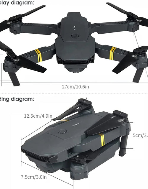 Load image into Gallery viewer, 4K HD Dual Camera RC FPV WiFi Portable Wide Angle Foldable Quadcopter Drone
