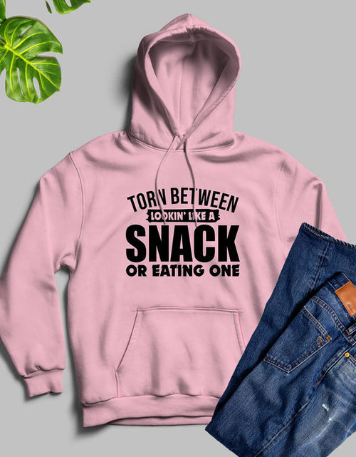 Load image into Gallery viewer, Torn Between Lookin Like A Snack Or Eating One Hoodie
