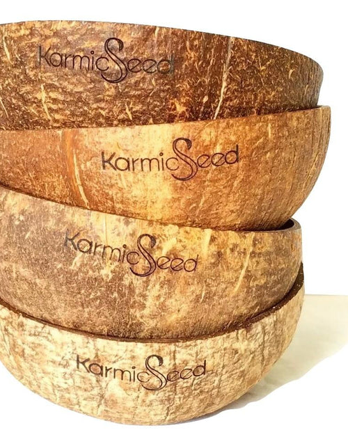 Load image into Gallery viewer, Handmade Coconut Bowls (Set of 4)
