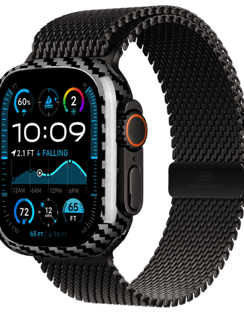 Load image into Gallery viewer, Apple Watch Real Carbon Fiber Case
