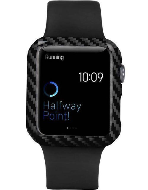Load image into Gallery viewer, Apple Watch Real Carbon Fiber Case
